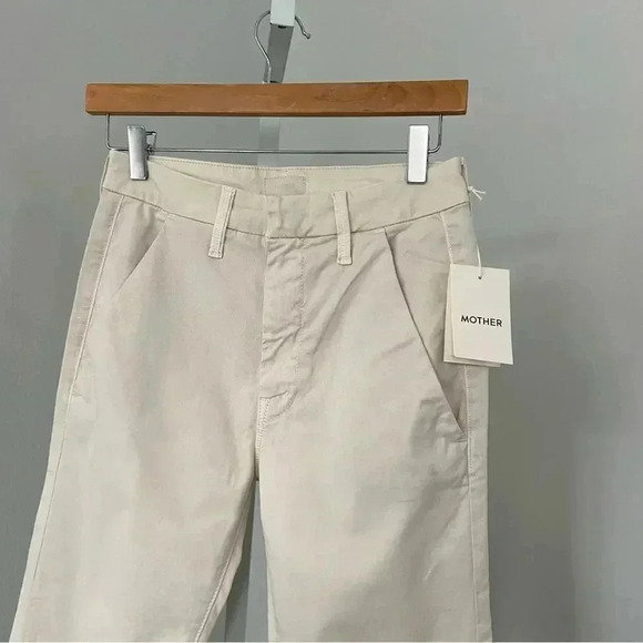 NWT Mother The Straight Shaker Ankle Prep Vanilla size 24 - Picture 4 of 11